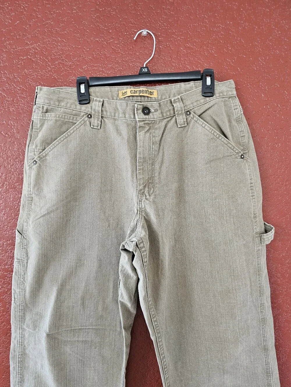 Lee Carpenter Men's Corduroy Pants in Light Khaki